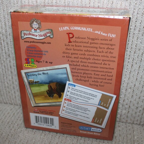 3/$55❤️new sealed Professor Noggin’s History of Canada Card Game Kids Trivia - Picture 4 of 6